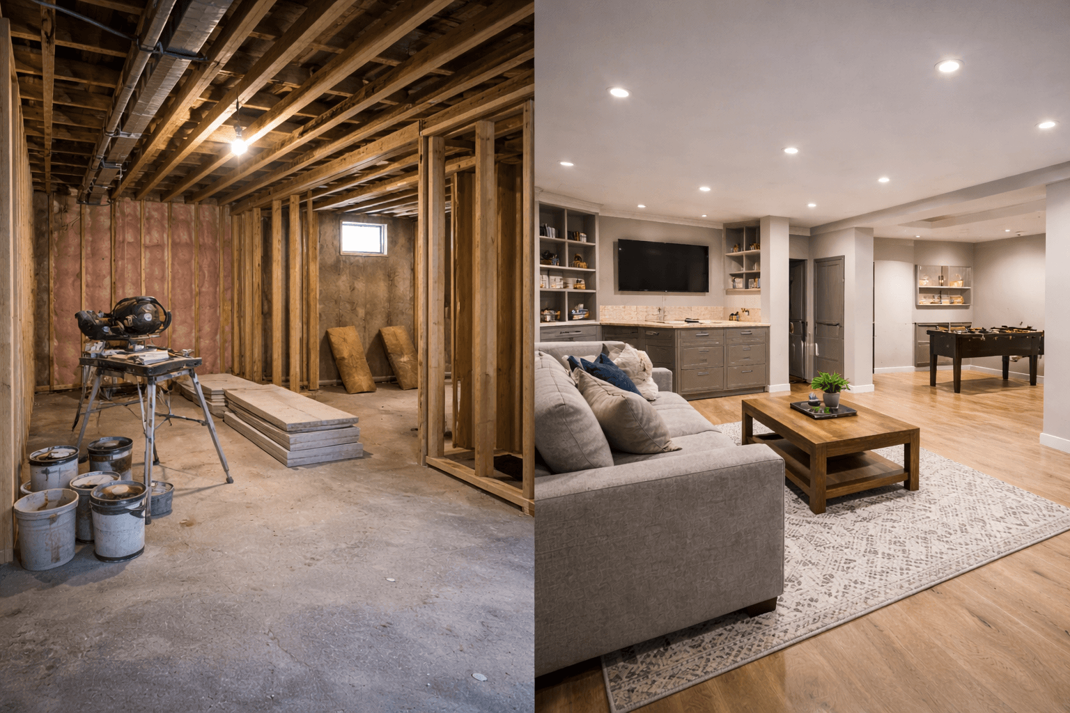 Basement Finishing service